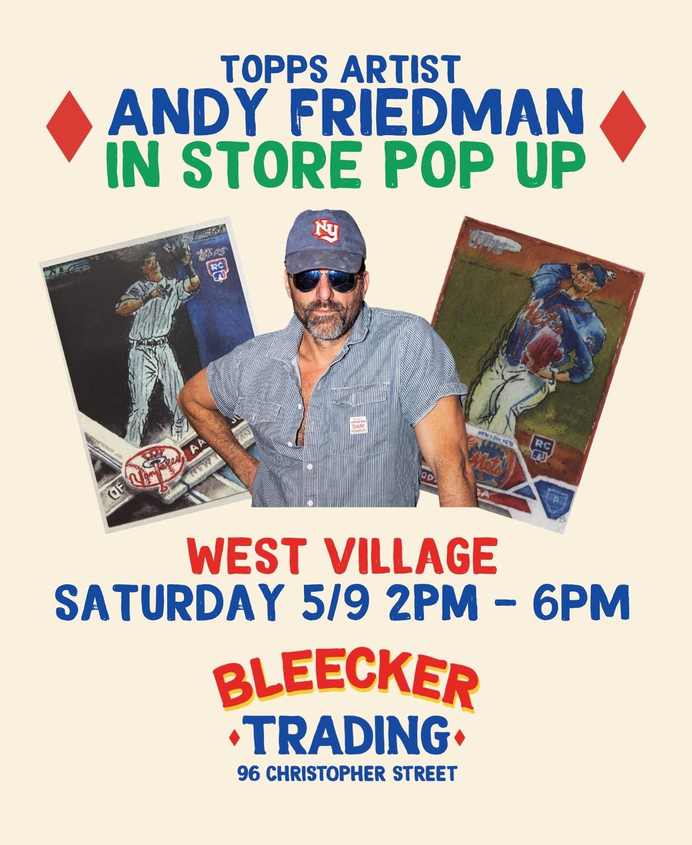 Andy Friedman Pop Up (WV) | May 9th 2 PM - 6 PM