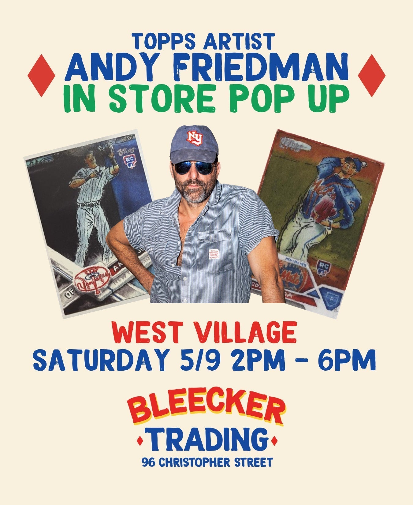Andy Friedman Pop Up (WV) | May 9th 2 PM - 6 PM