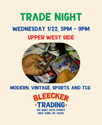 Upper West Side Trade Night | JANUARY 22ND 5 PM-9 PM