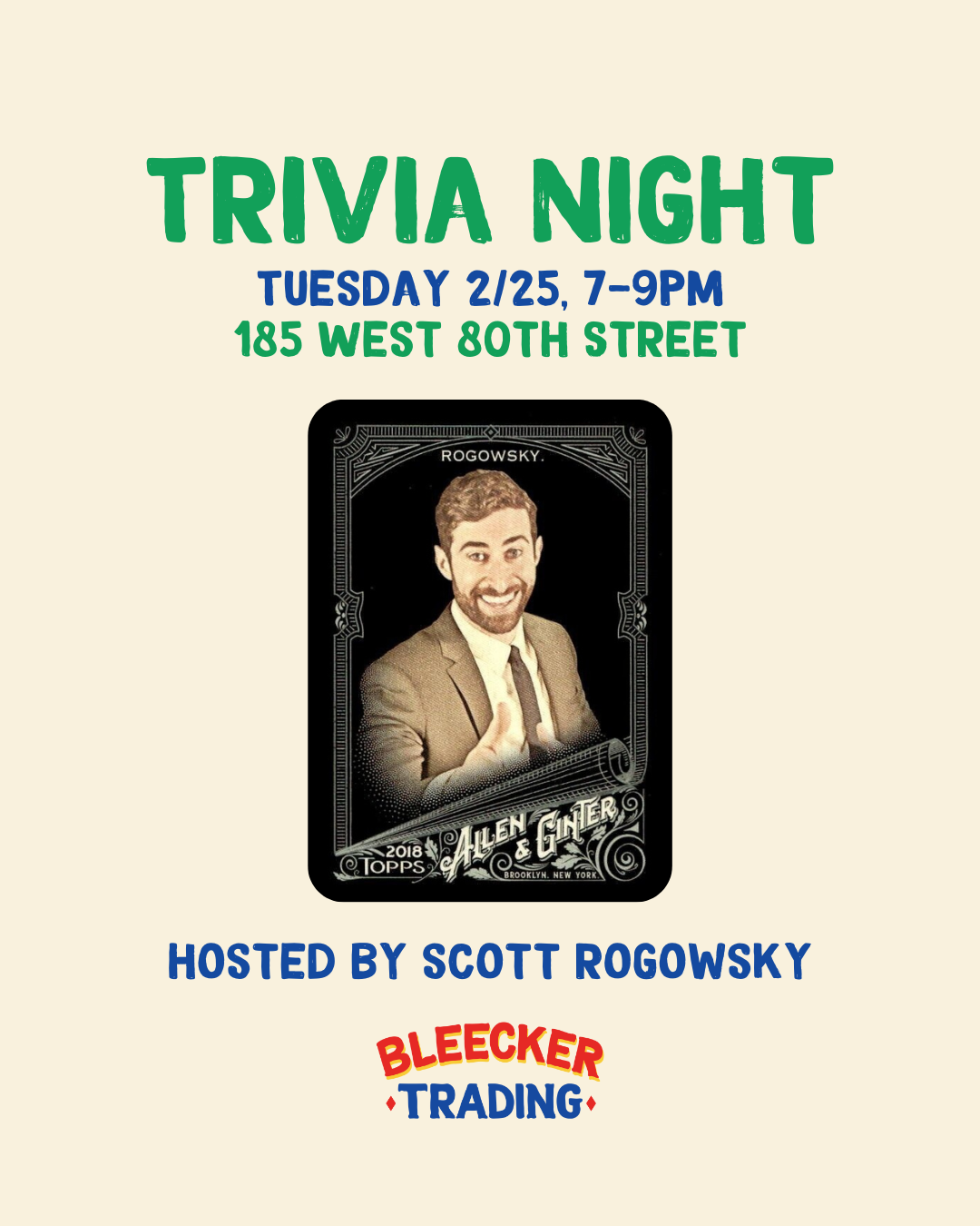 Trivia Night | FEBRUARY 25TH 7 PM - 9 PM