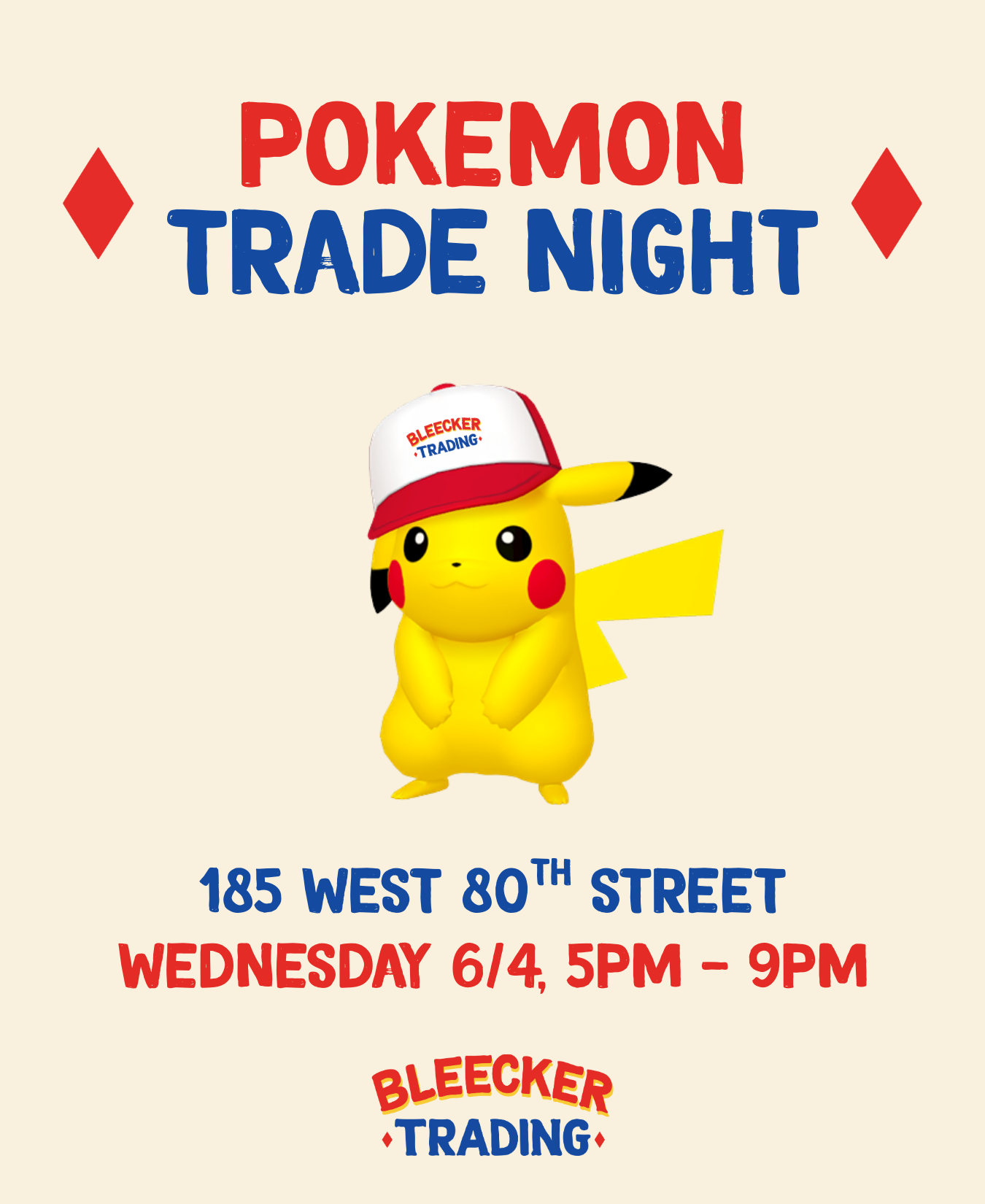 Pokemon Trade Night | June 4th 5 PM - 9 PM