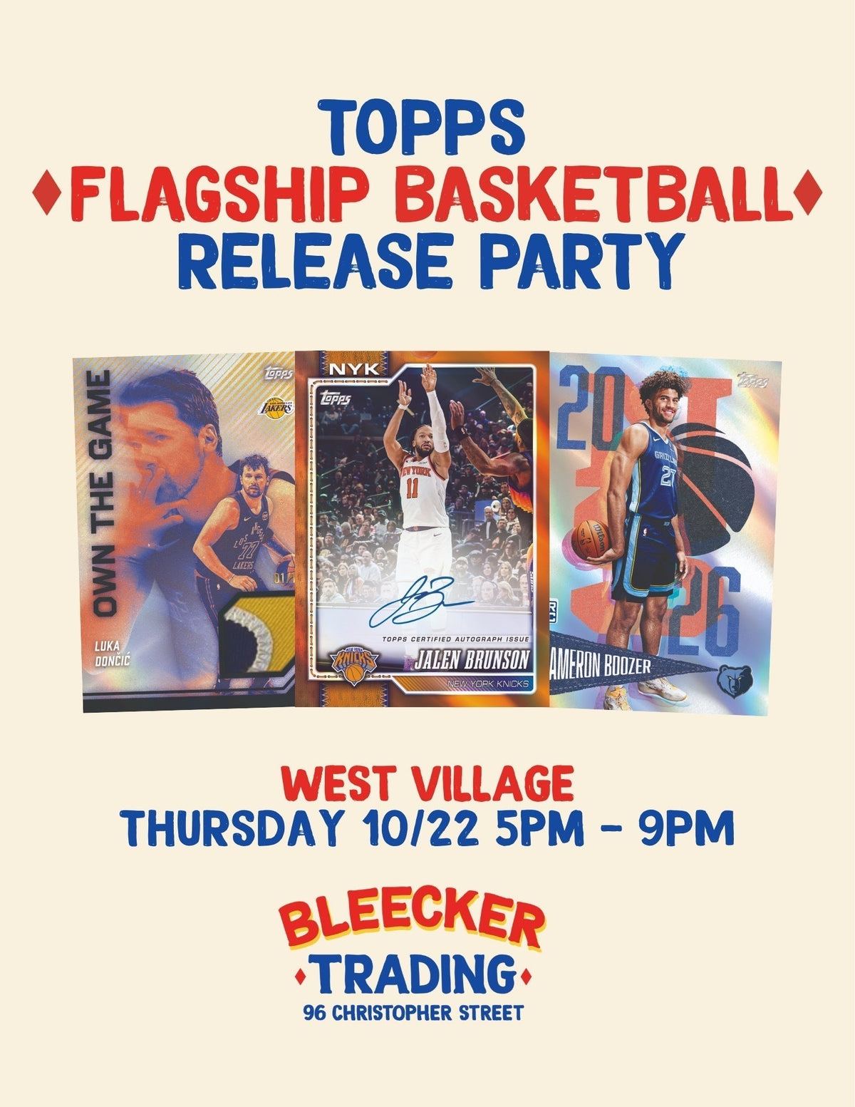 Topps Flagship Basketball Release Party (WV) | October 22nd 5 PM - 9 PM