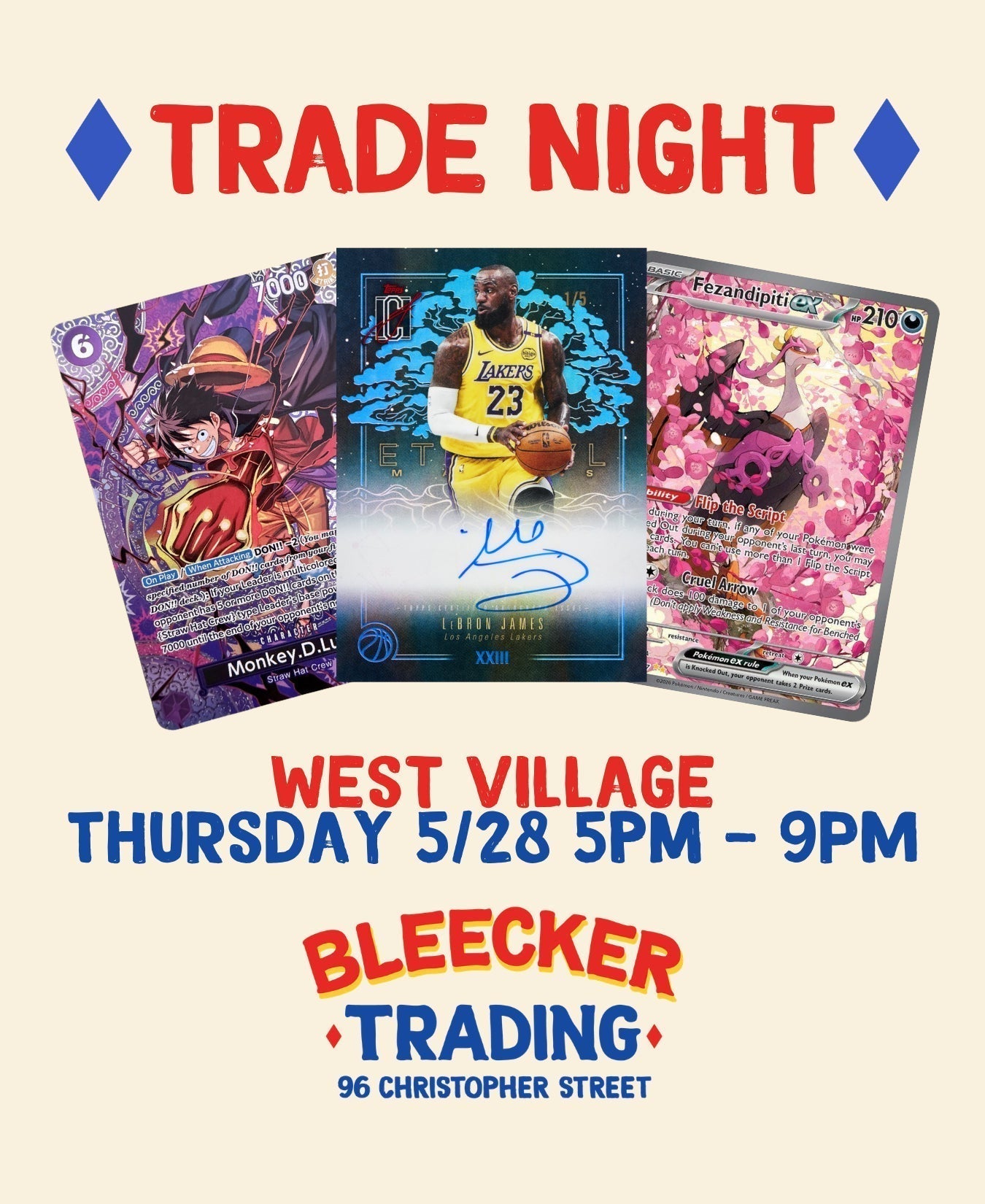 Trade Night (WV) | May 28th 5 PM - 9 PM