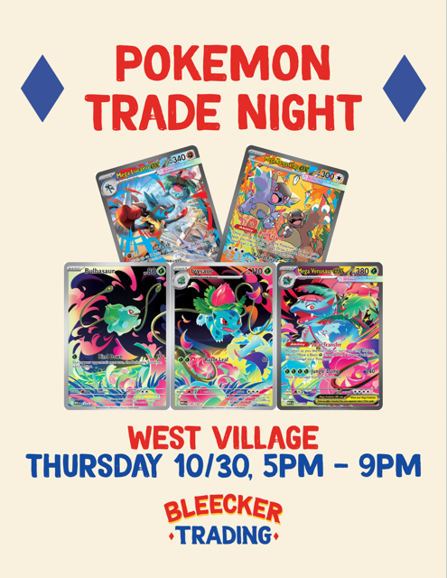 Pokemon Trade Night | October 30th 5 PM - 9 PM