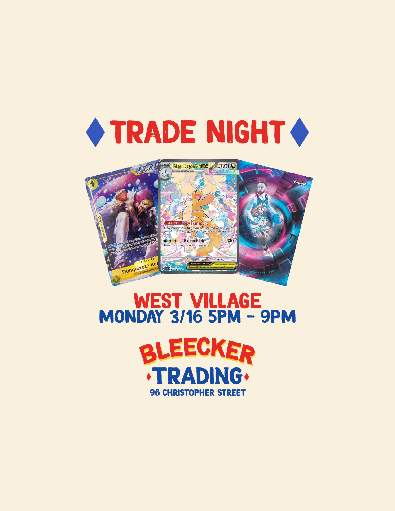 Trade Night (WV) | March 16th 5 PM - 9 PM