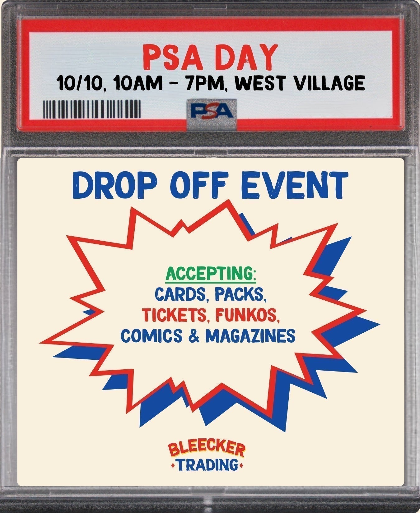 PSA DAY | October 10TH 10 AM - 7 PM
