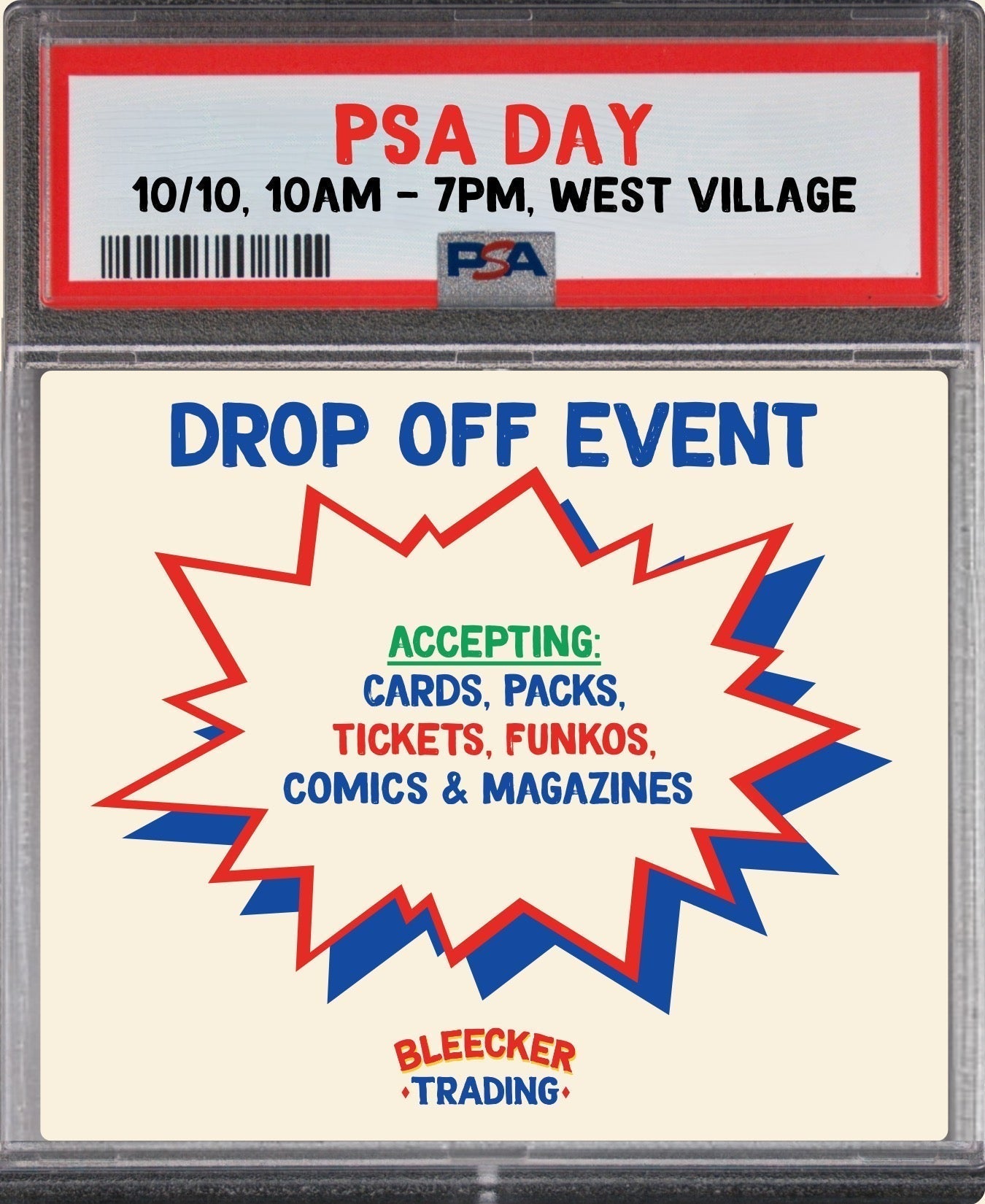 PSA DAY | October 10TH 10 AM - 7 PM