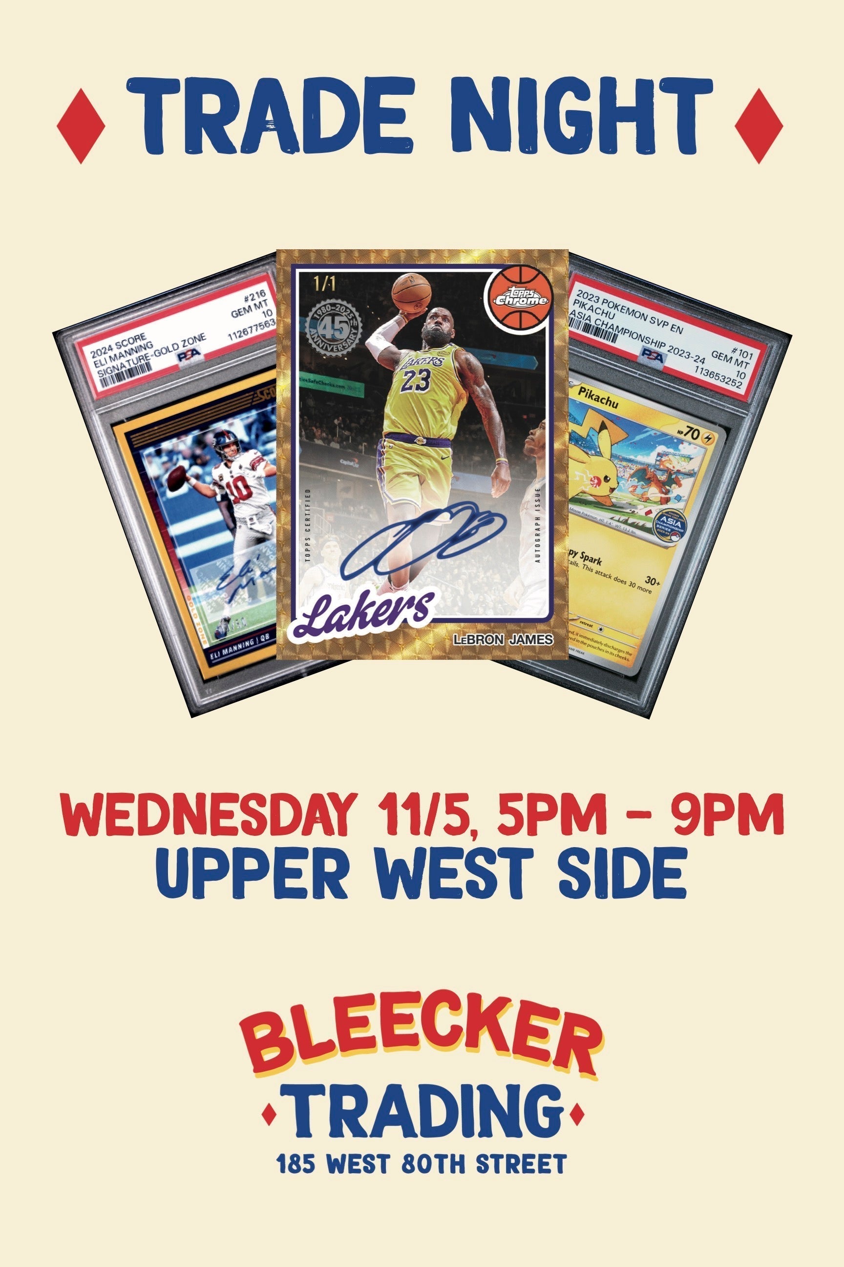 Trade Night | November 5th 5 PM - 9 PM