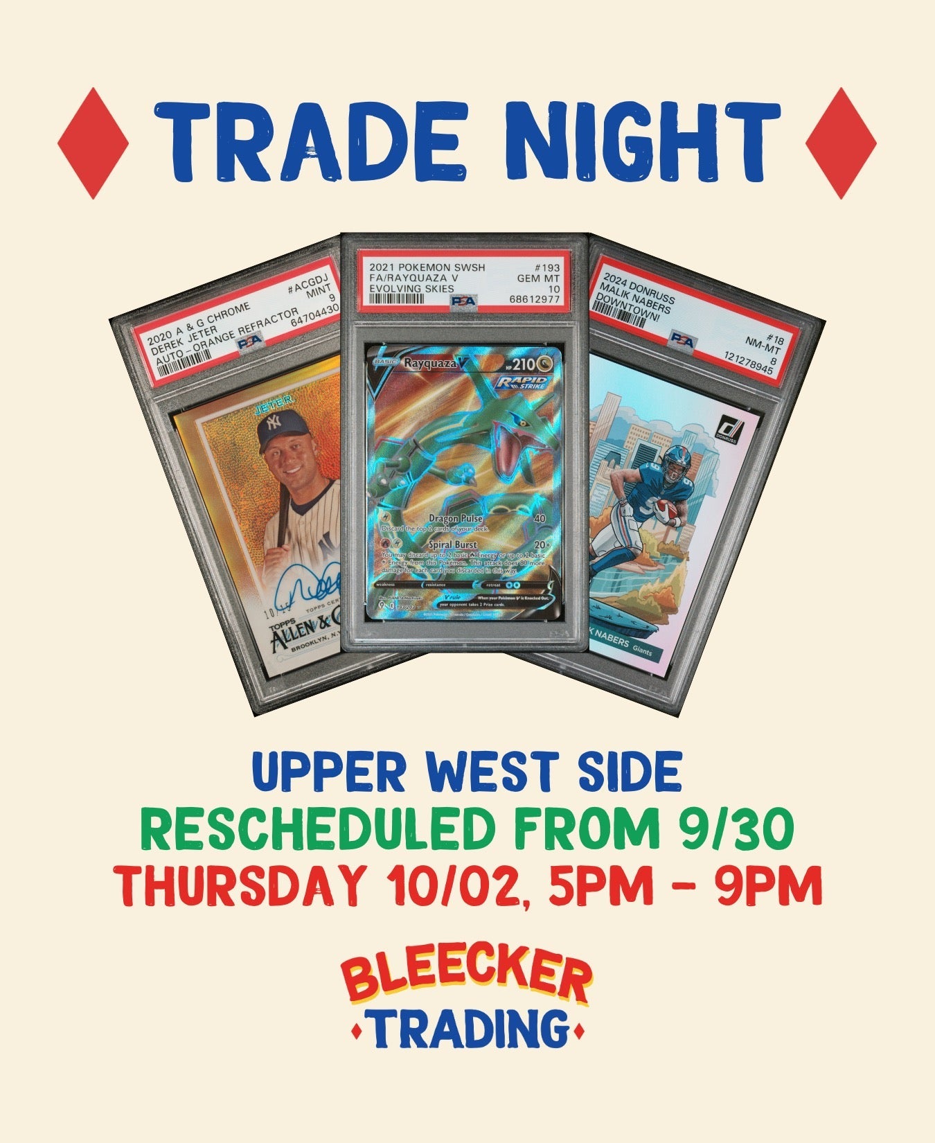 TRADE NIGHT | OCTOBER 2ND 5 PM - 9 PM