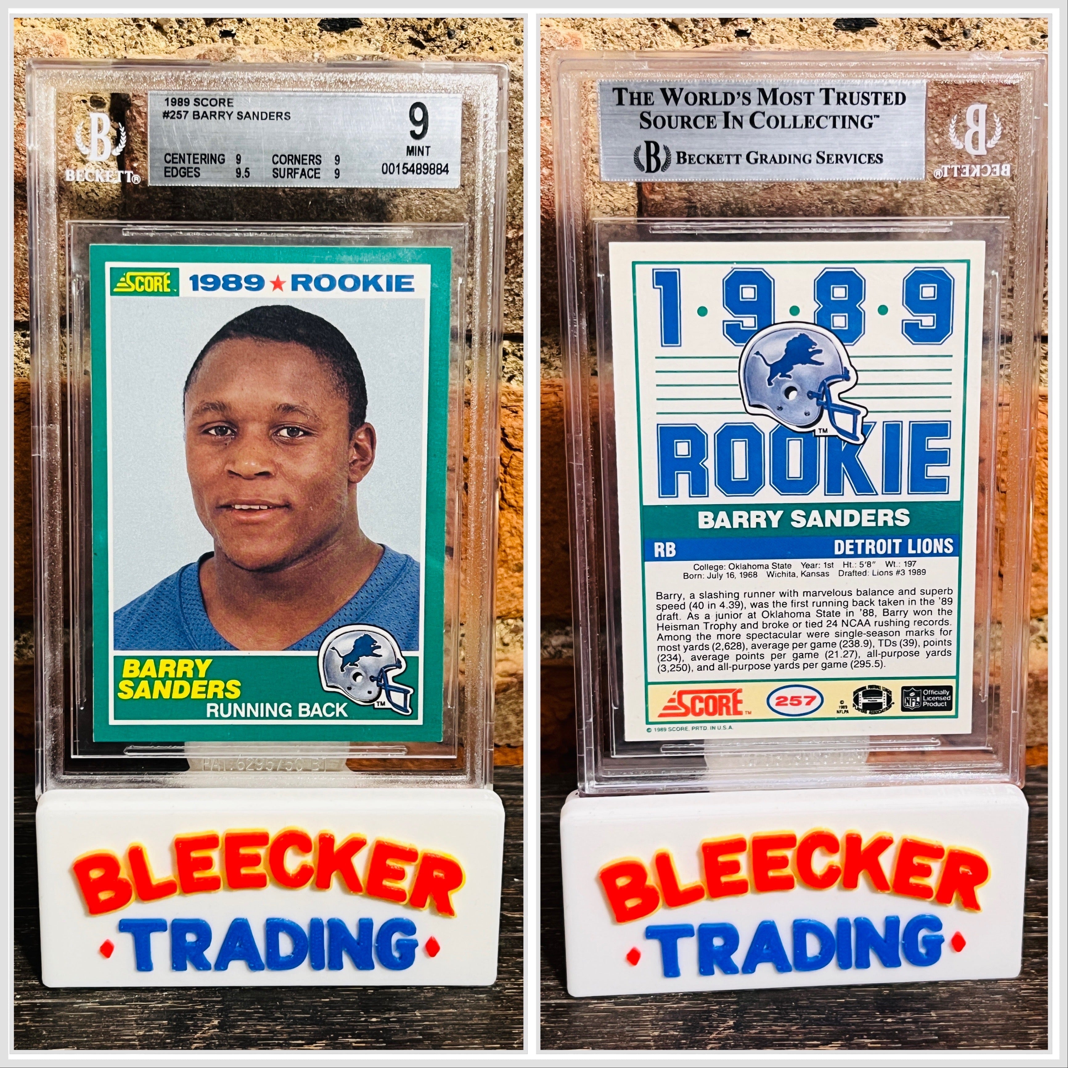 Barry Sanders Football Cards