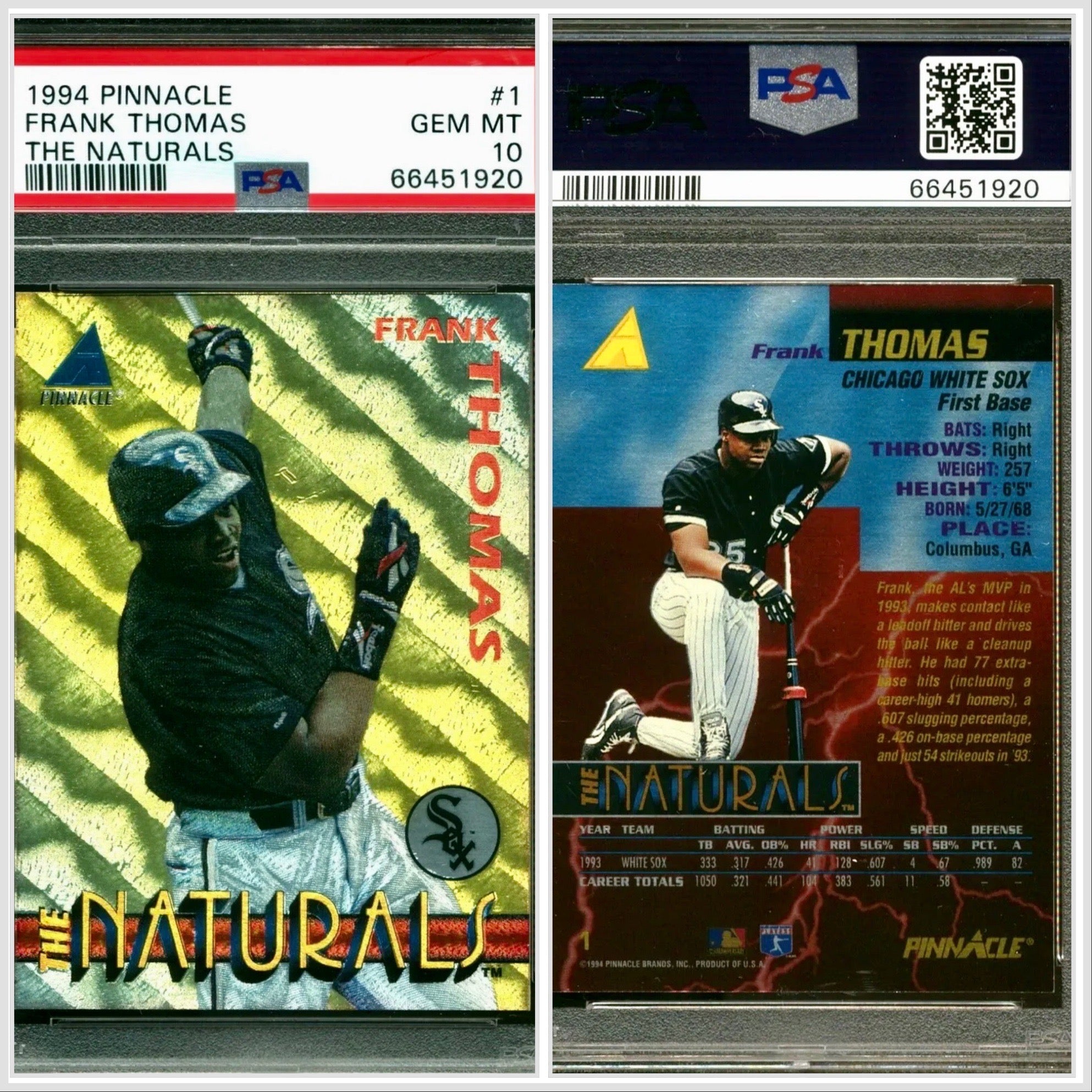 Frank Thomas Baseball Cards