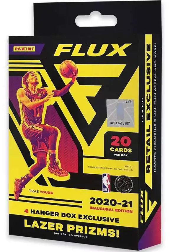 2020-21 Panini Flux Basketball Hanger Box - Lazer Prizms