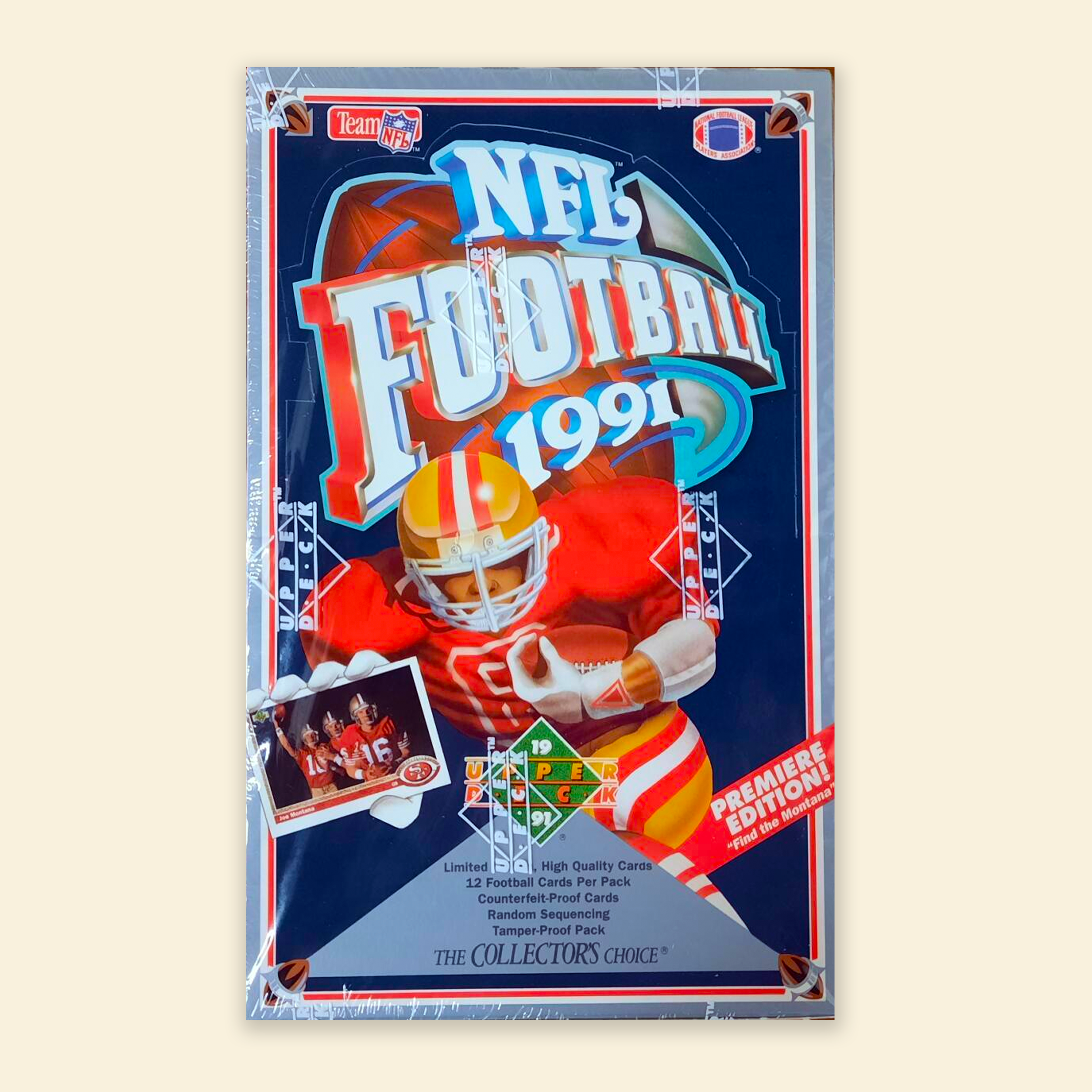 1991 Upper Deck Football Sealed Hobby Box