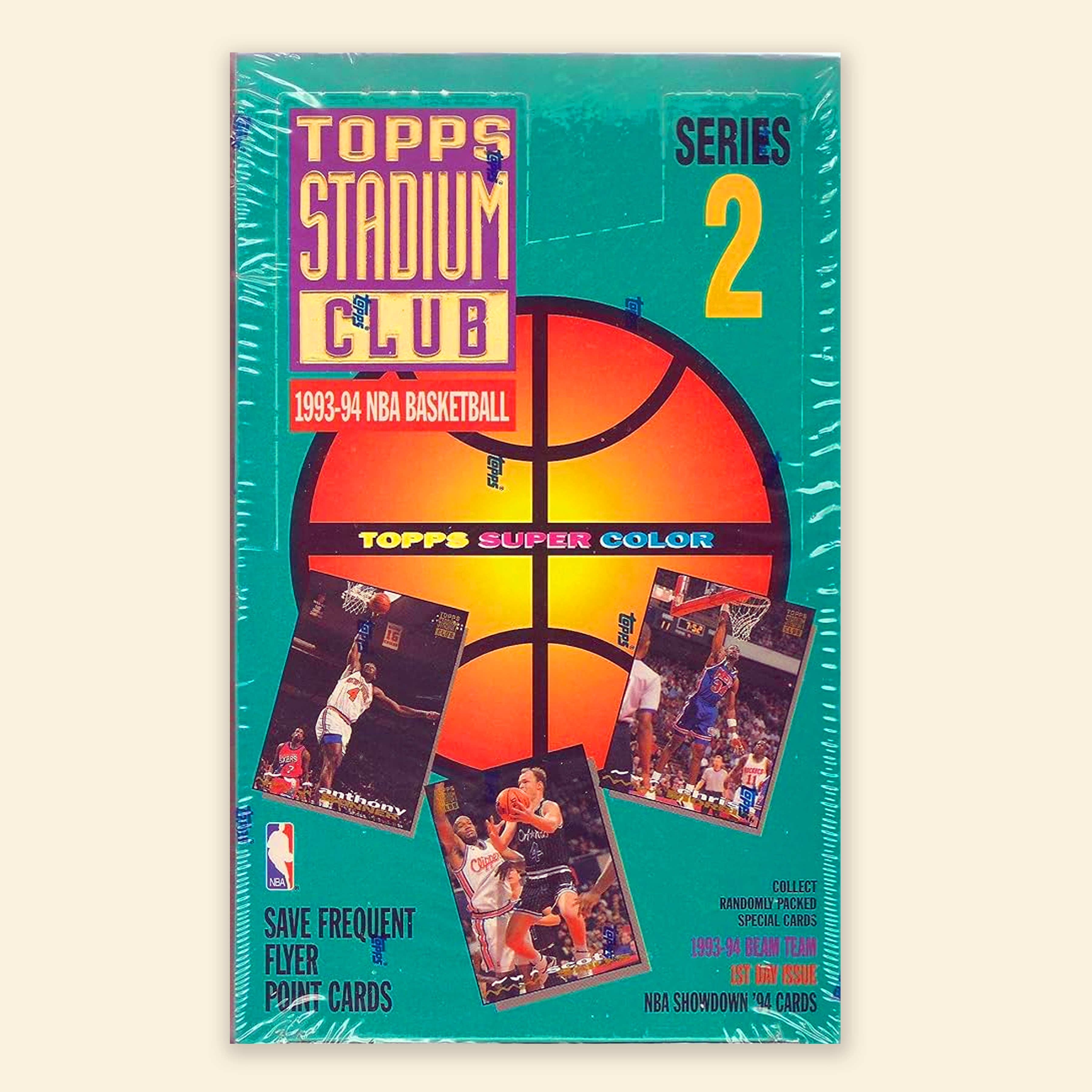 1993-94 Topps Stadium Club Basketball Series 2 Sealed Hobby Box