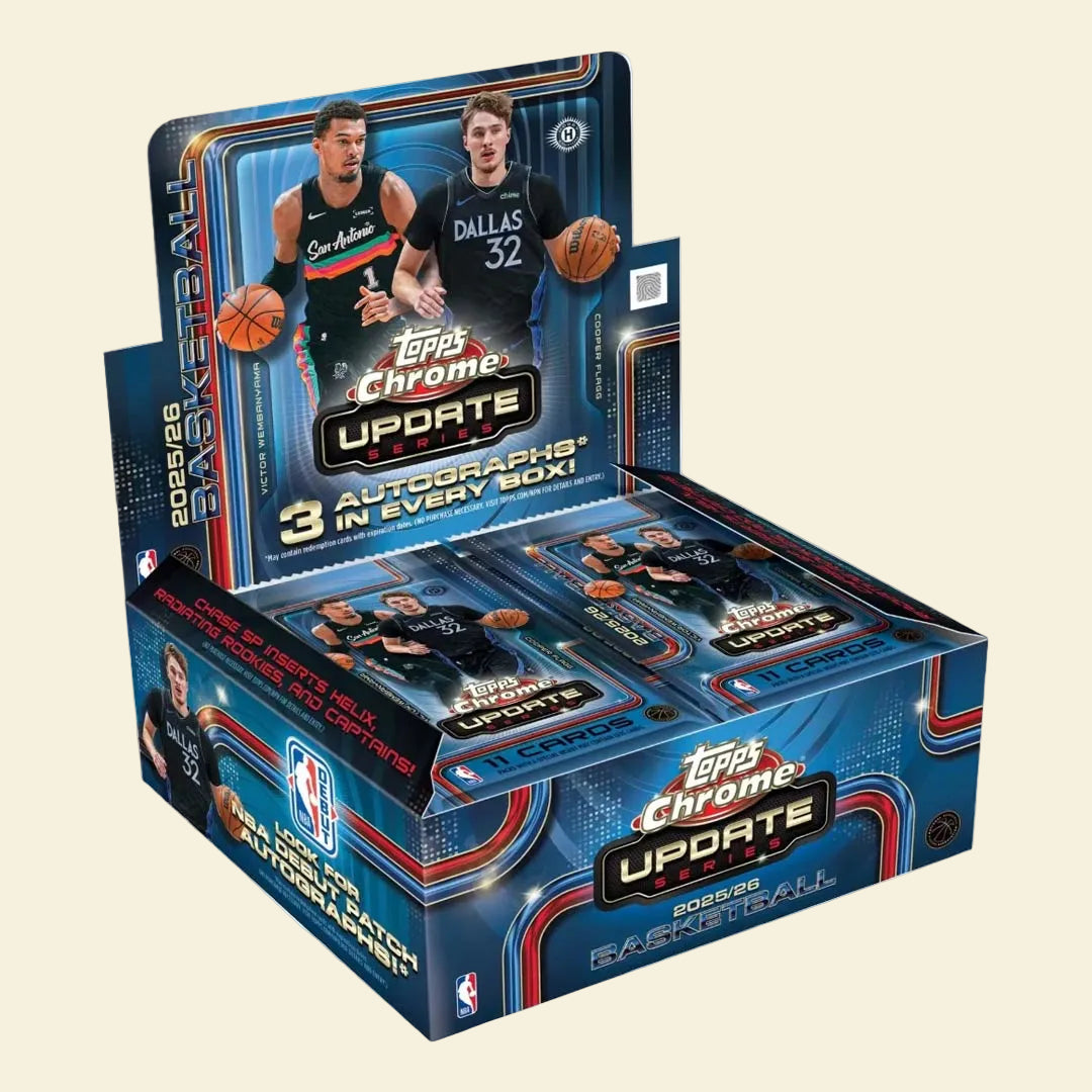 2025-26 Topps Chrome Update Series Basketball Hobby Jumbo Box