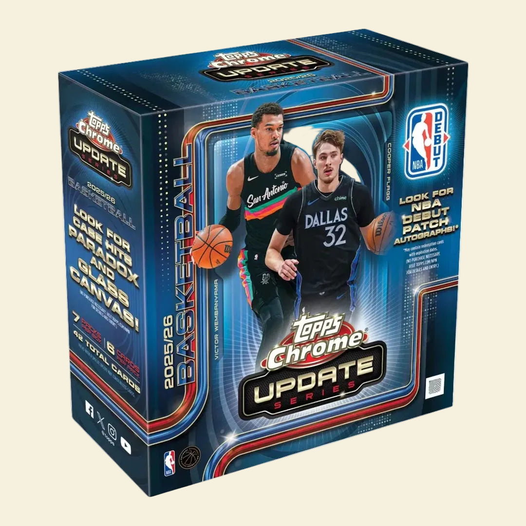 2025-26 Topps Chrome Update Series Basketball Mega Box