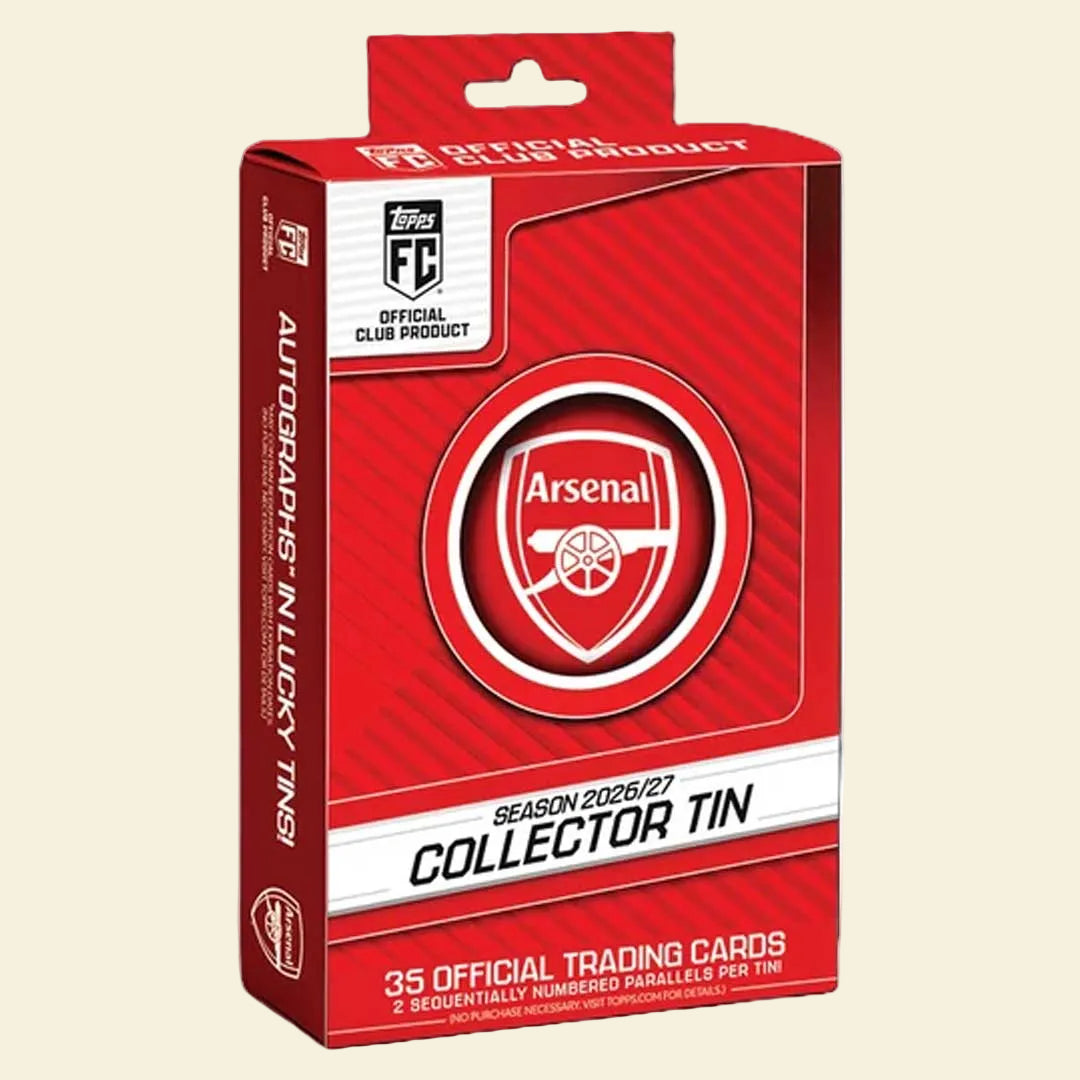 2026-27 Topps Soccer Arsenal FC Club Collector Tin