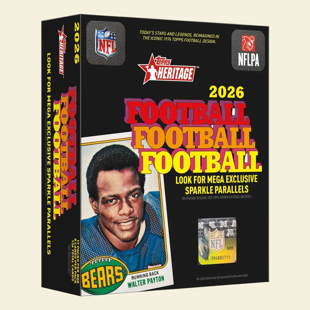 2026 Topps Heritage Football Mega Box (Presale)