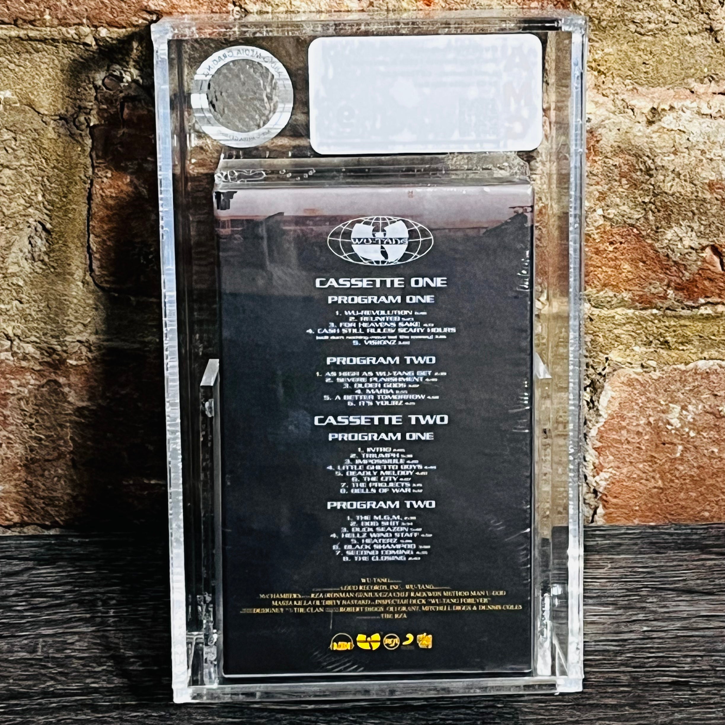 2022 Wu-Tang Clan Wu-Tang Forever-25th Anniversary 2x Cassette Slip Box AMG 9 (706)