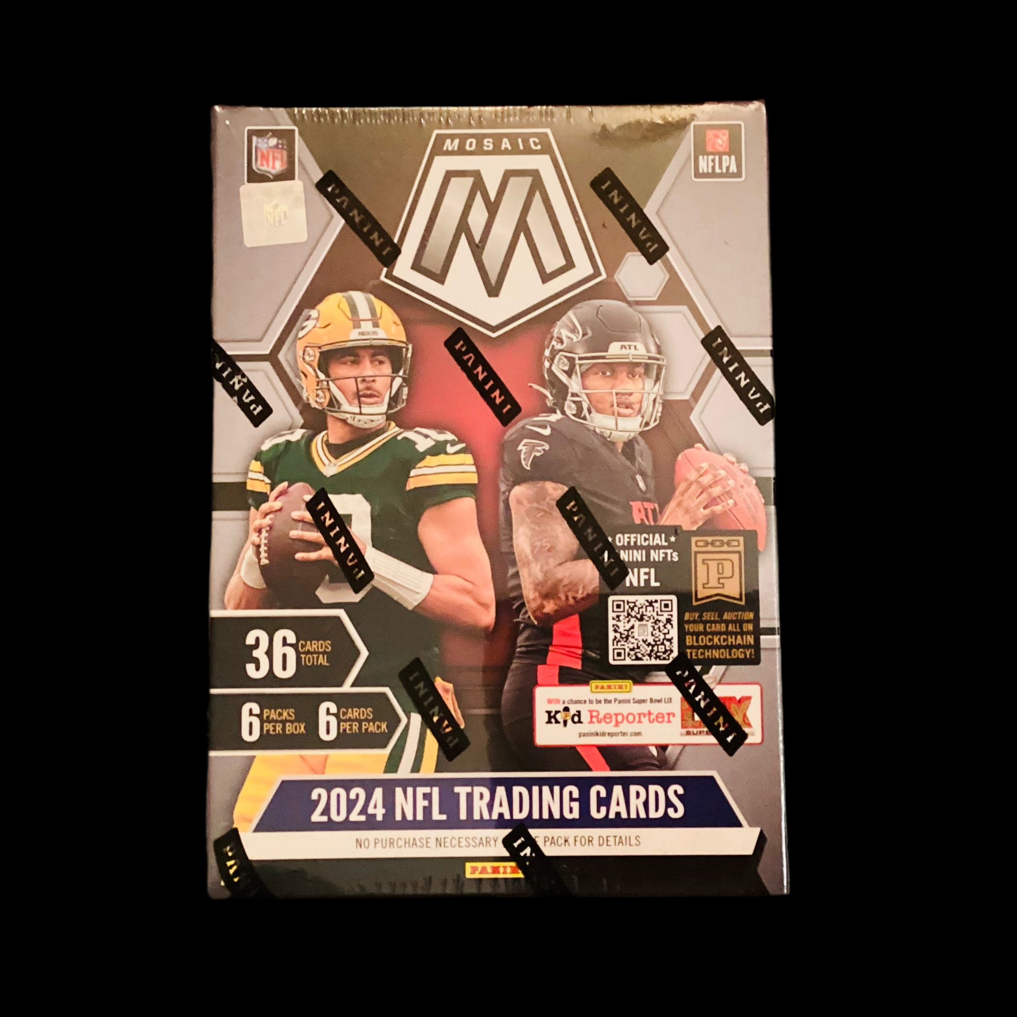 2024 Panini Mosaic NFL Football Sealed Blaster Box (Orange Fluorescent)