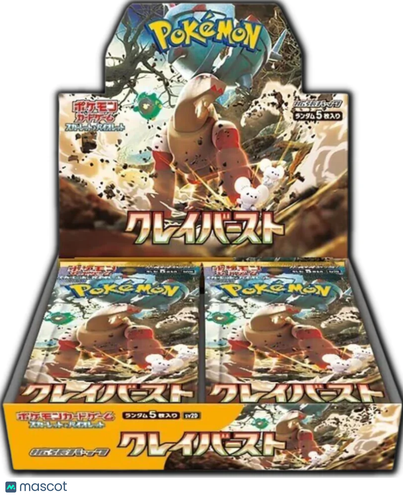 Pokemon Scarlet & Violet Clay Burst JP Japanese Pokemon Booster Box