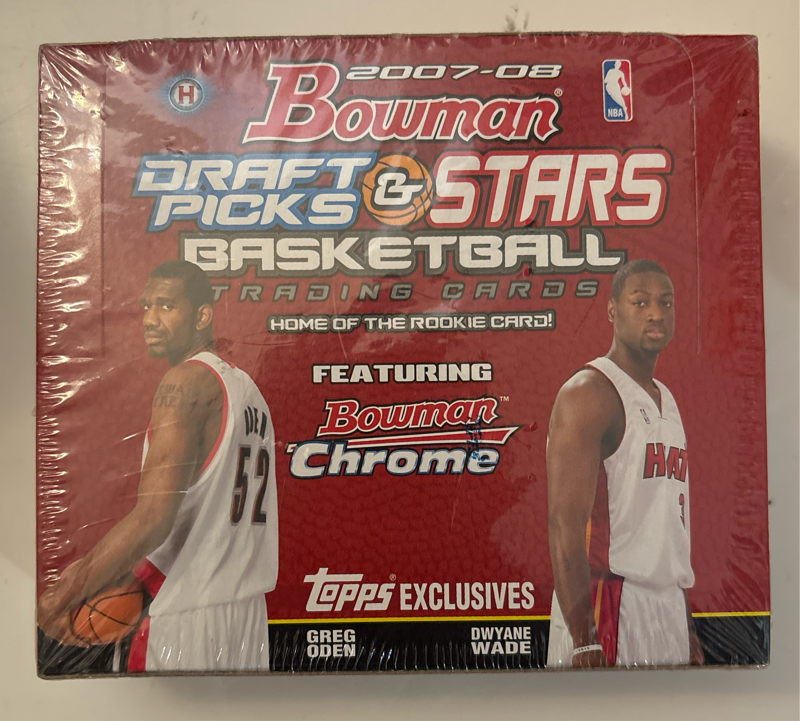 2007-08 Bowman Draft Picks & Stars Basketball Hobby Box