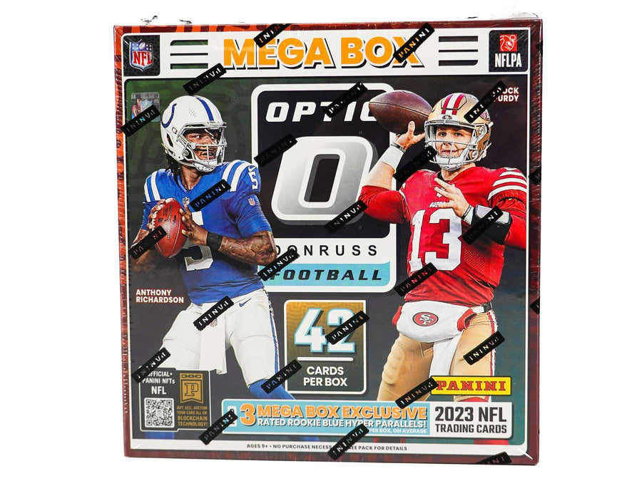 2023 Panini Donruss Optic Football Mega Sealed Box (Blue Hyper) *Downtowns*