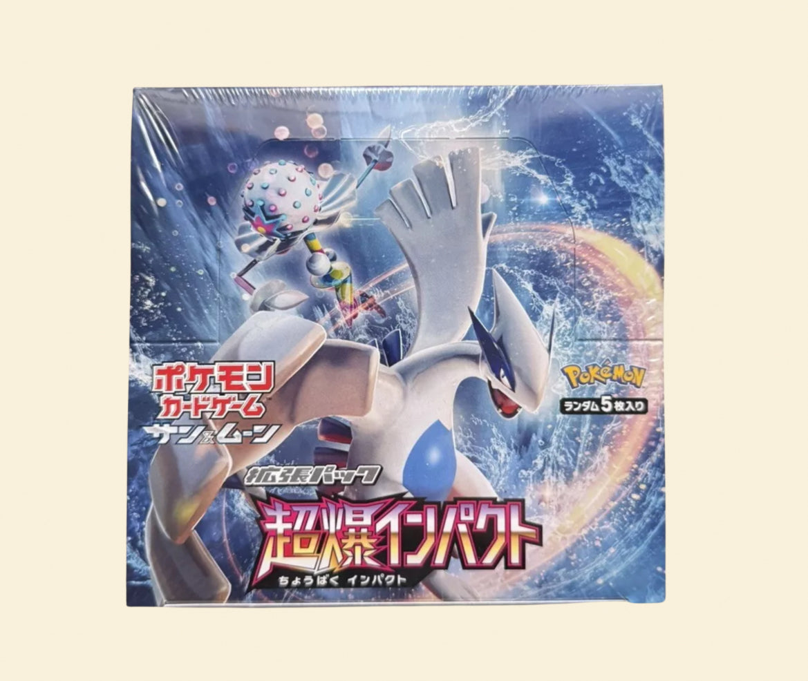 Pokémon: Super Burst Impact Japanese Sealed Booster Box