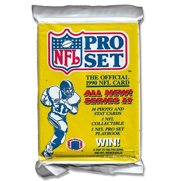 1990 Pro Set Football Series 2 Pack