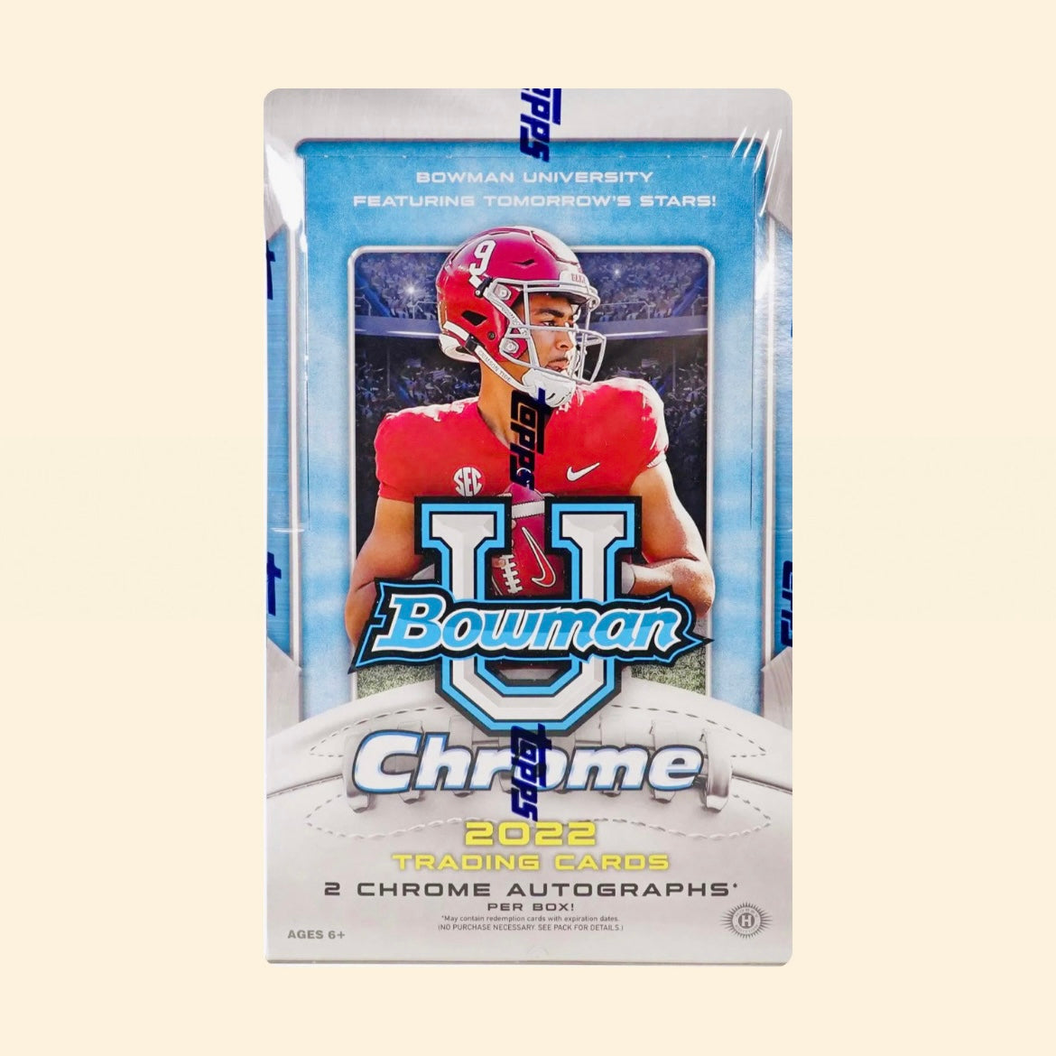 2022 Bowman U Chrome University Football Sealed Hobby Box