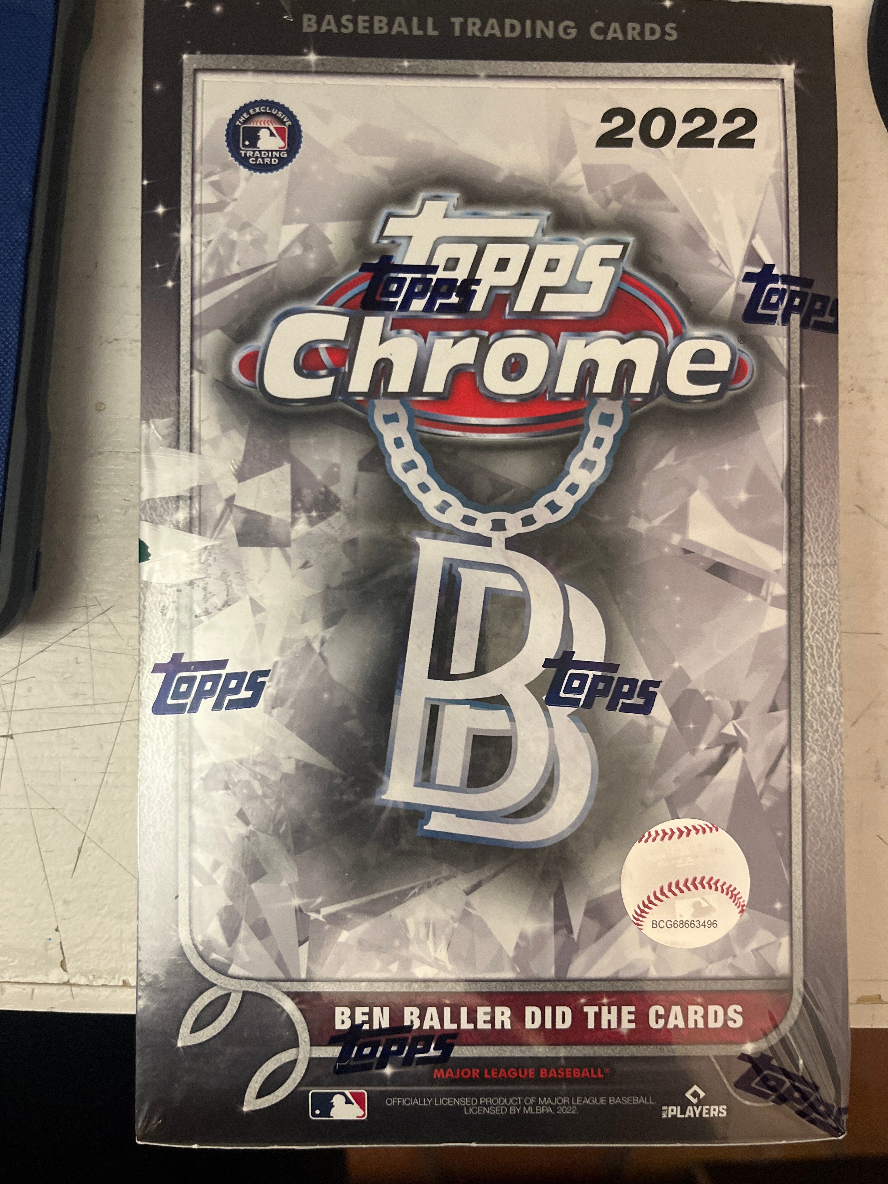 2022 topps chrome baseball ben baller hobby box