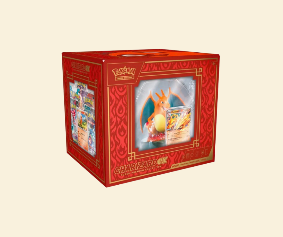 Pokemon Charizard Ex Premium Collection Pokmon TCG: Charizard Ex Premium  Collection Box - Darkness-Type Promo, Sleeves & Booster Packs Pokemon  Charizard Collection