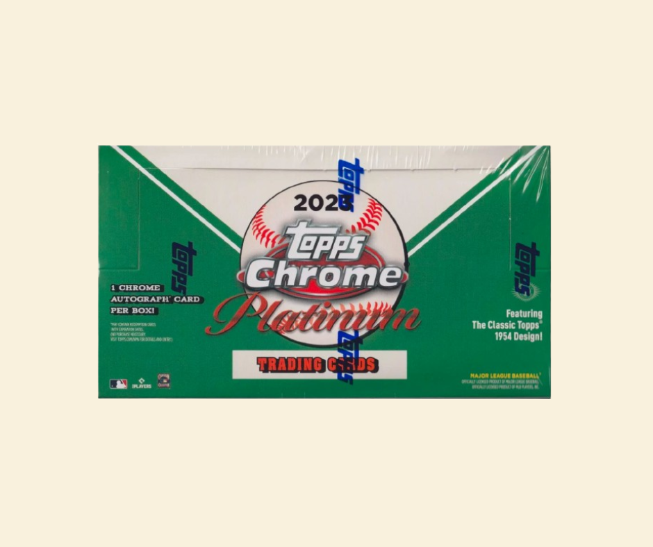 1PK 2023 Topps Chrome Platinum Baseball Hobby Sealed Pack