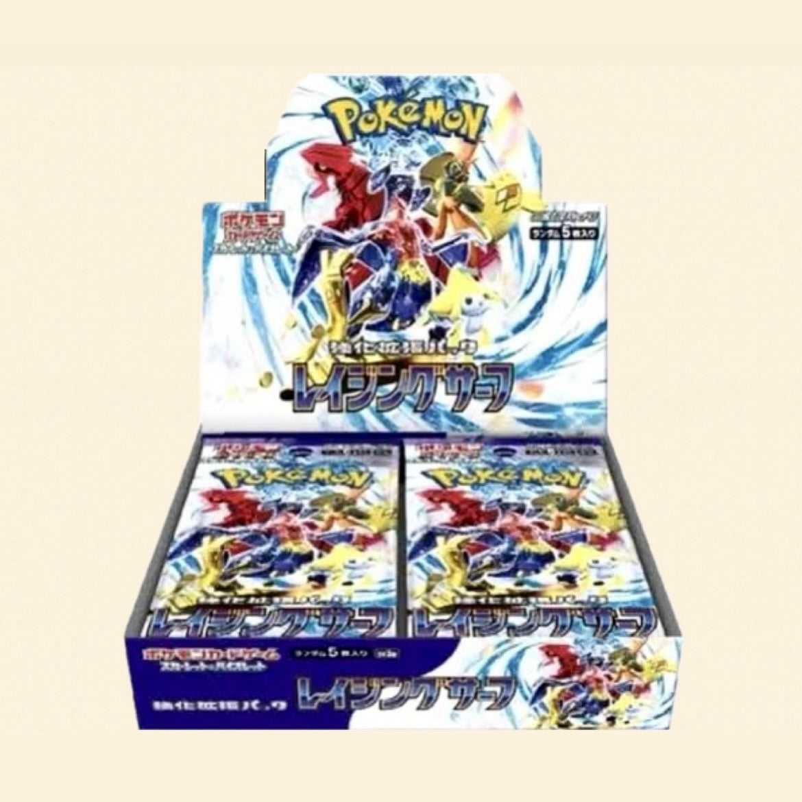 1 Pack - Raging Surf JP Booster 1PK 2023 Japanese Pokemon SV3a