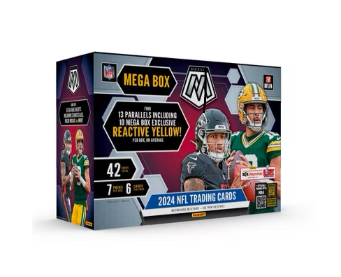 2024 Panini Mosaic Football NFL Sealed Mega Box Retail