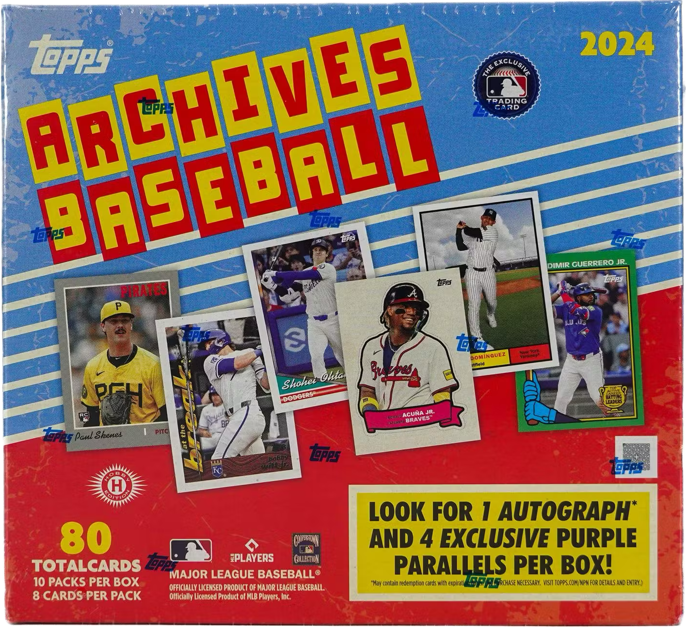 2024 Topps Archives Baseball Collector Box