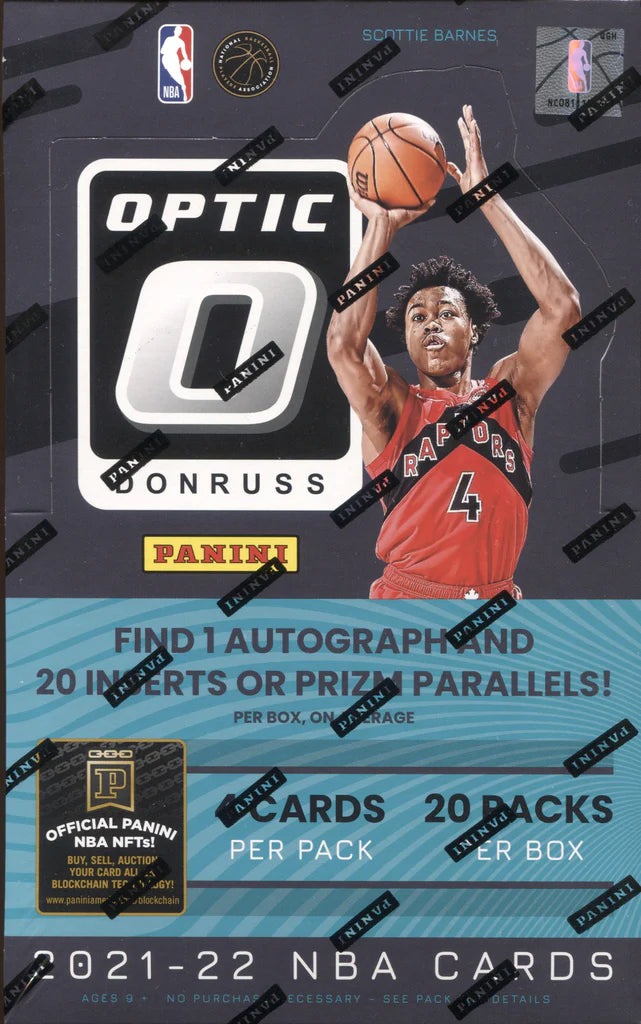 2021-22 Donruss Optic Basketball NBA Sealed Hobby Box