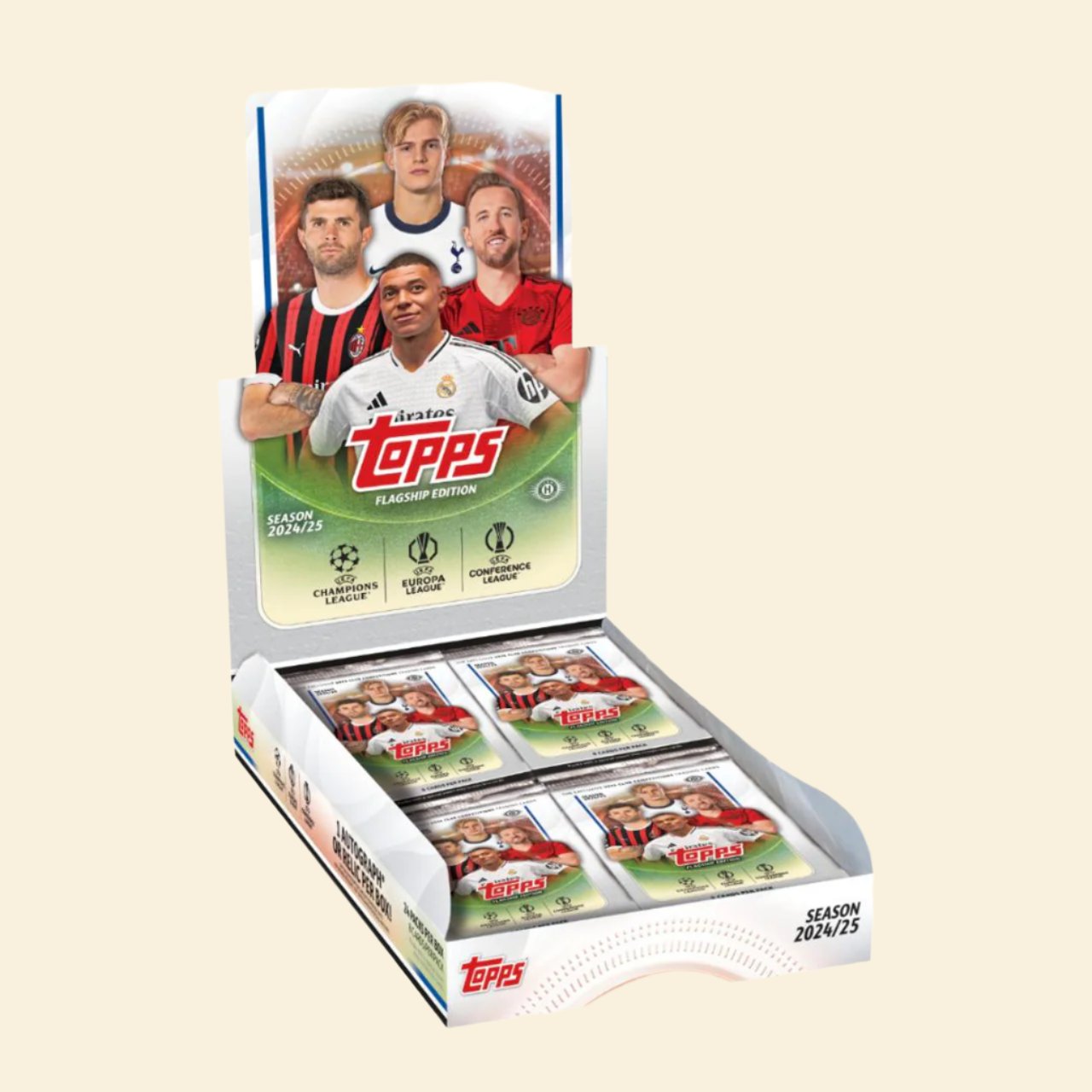 2024-25 Topps UEFA Club Competitions Soccer Sealed Hobby Box