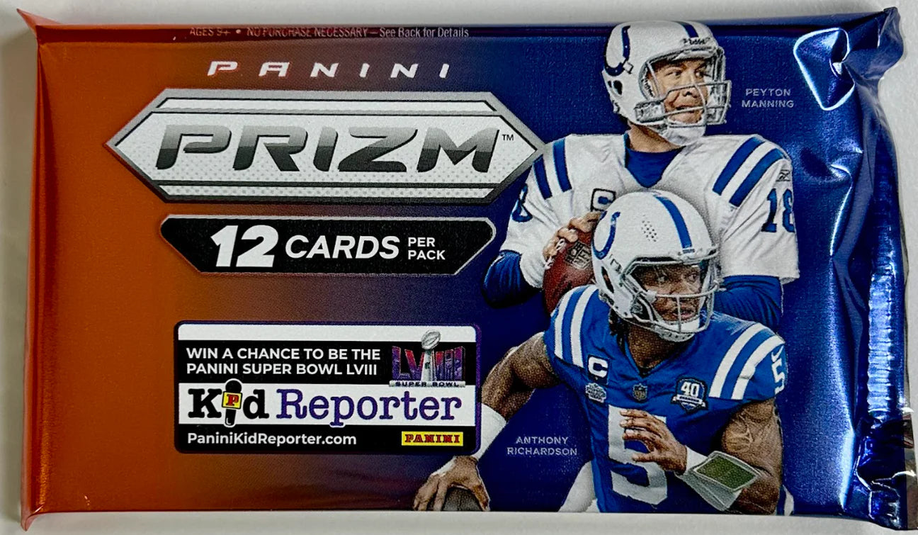 2023 Prizm Football Sealed Hobby Box Pack (2)