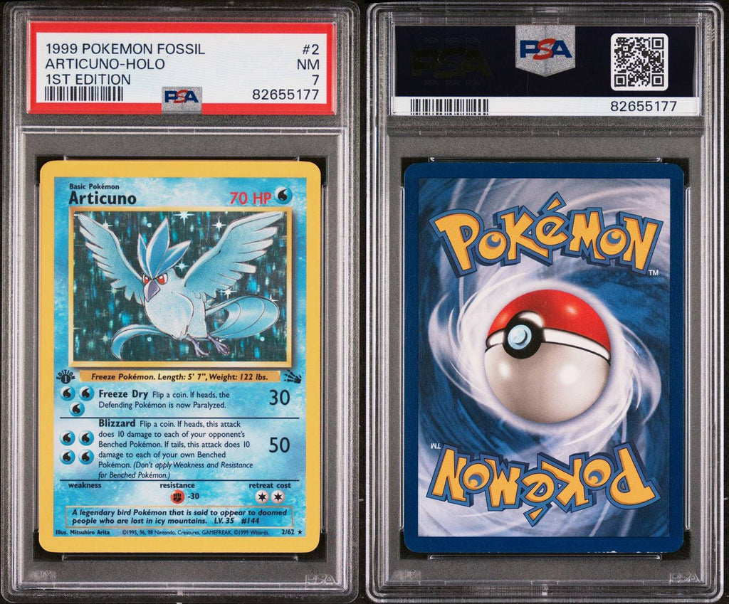 1999 Pokemon Fossil Articuno - 1st Edition