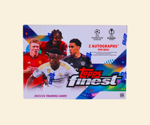 image 2023/24 Topps UEFA Club Competitions Finest Soccer Sealed Hobby Box