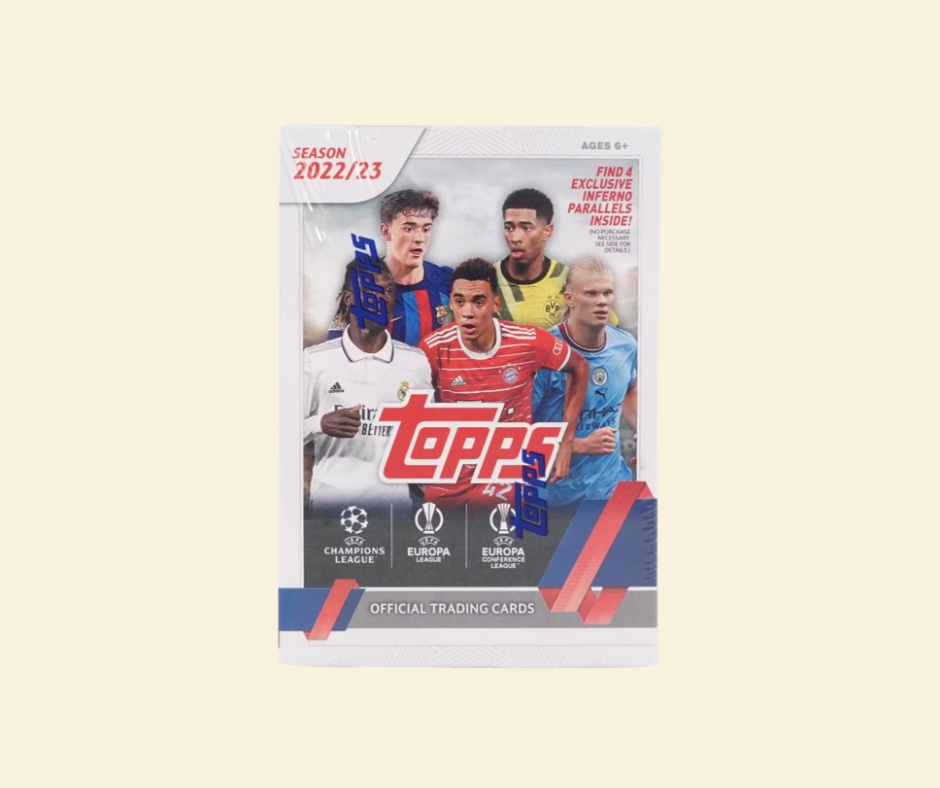 2022/23 Topps UEFA Club Competitions Soccer 7-Pack Blaster Box