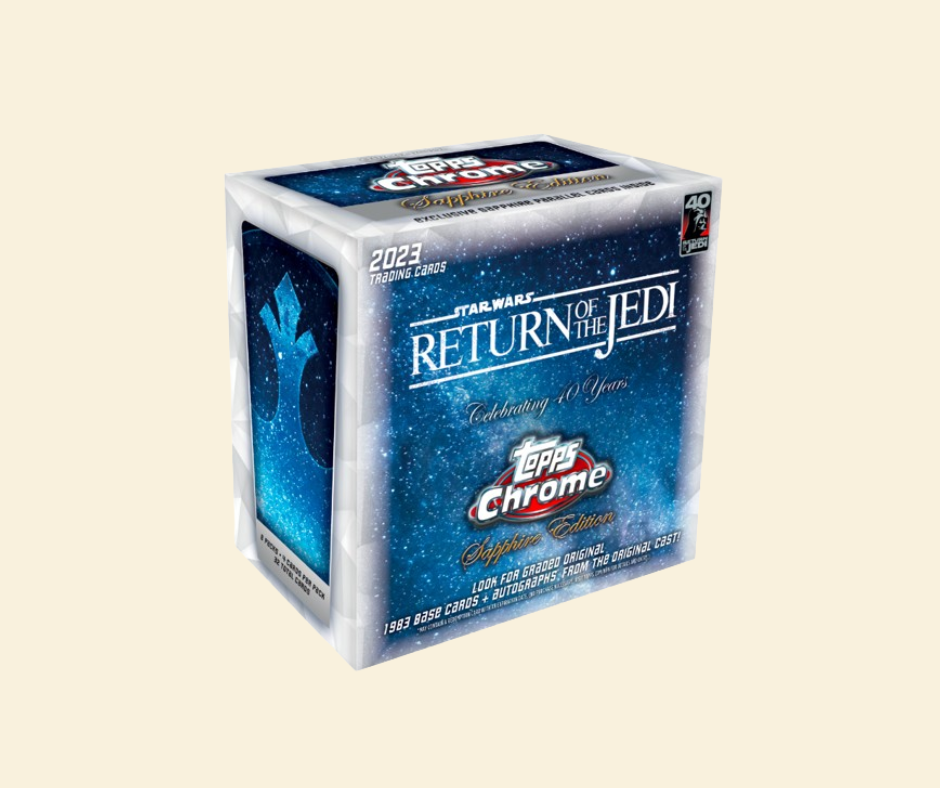 2023 Star Wars: Return of the Jedi Chrome Sapphire Edition Hobby Box