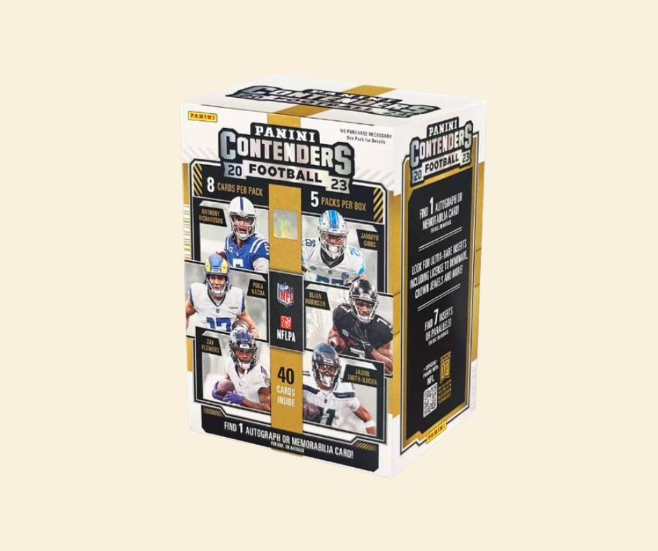 2023 Panini Contenders Football 5-Pack Blaster Sealed Box (Blue)