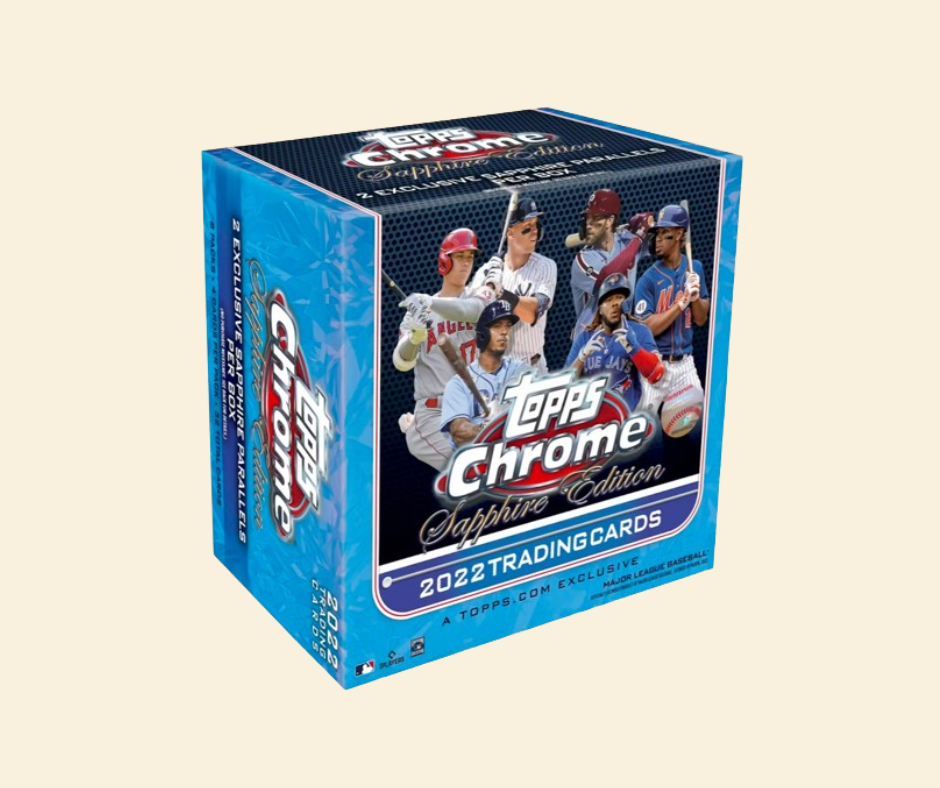 2022 Topps Chrome Sapphire Baseball Hobby Box