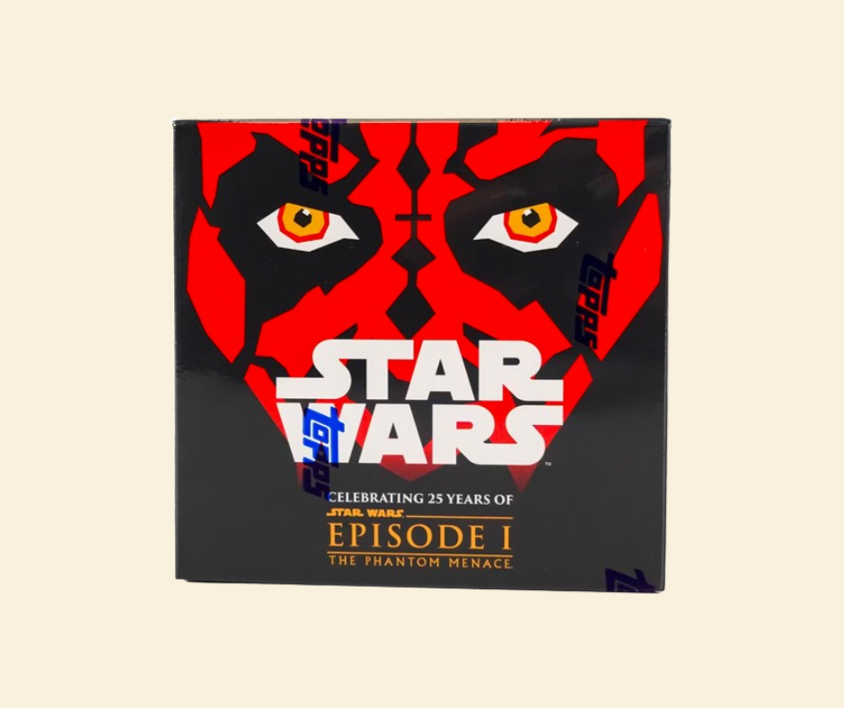 2024 Star Wars: The Phantom Menace Chrome Sapphire Edition Sealed Hobby Box