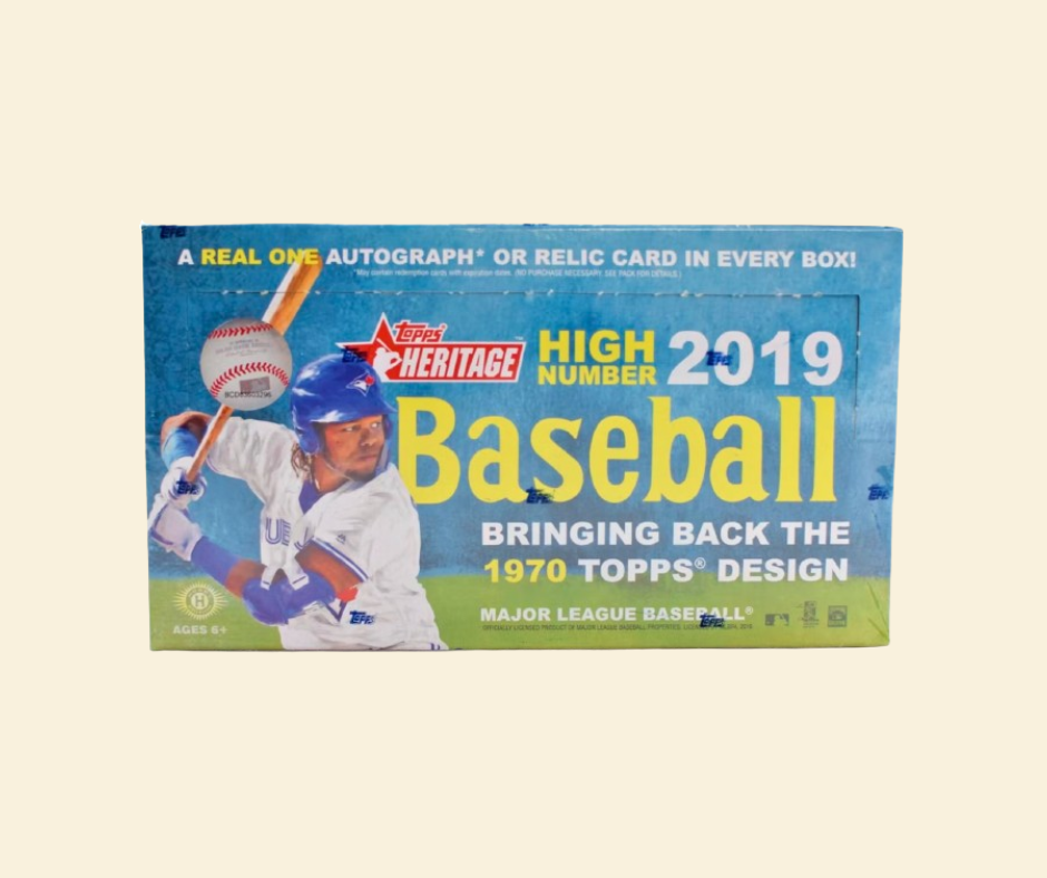 2019 Topps Heritage High Number Baseball Sealed Hobby Box