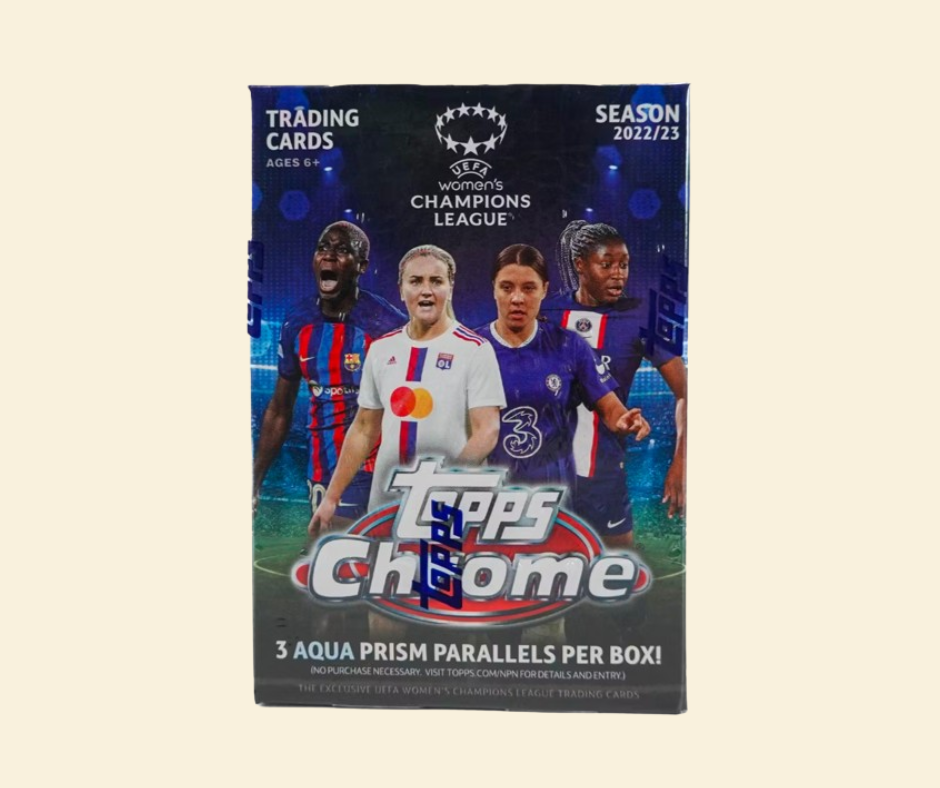 2022-23 Topps Chrome UEFA Women's Champions League Soccer Blaster Box