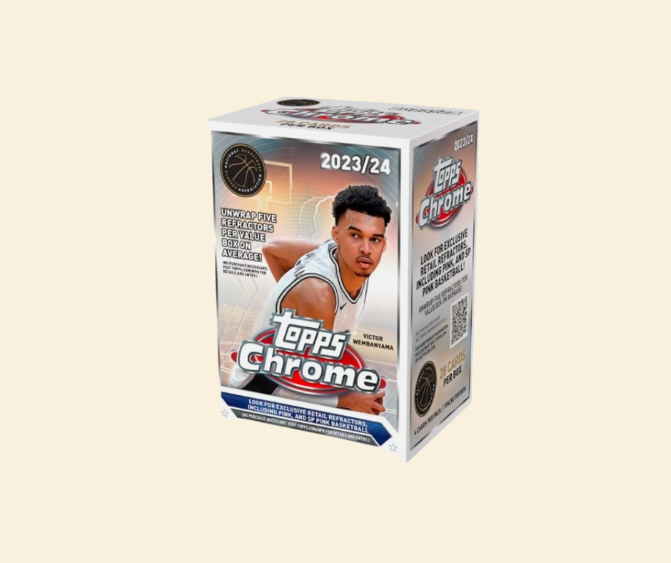 1 Pack 2023-24 Topps Chrome Basketball Mega Pack