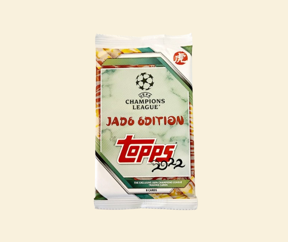 1pk 2022 Topps UEFA Jade Edition Champions League Soccer Sealed Pack